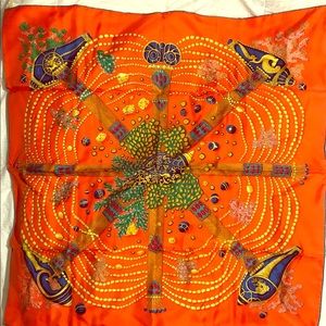 NEW Hermès scarf with tag, box, and bag